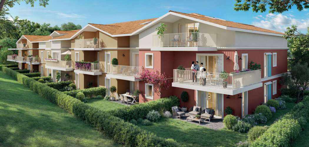 Programme immobilier neuf Soléa - Cogolin proche centre-ville à pied dans le Golfe de Saint-Tropez (83310) - Référence : 17114