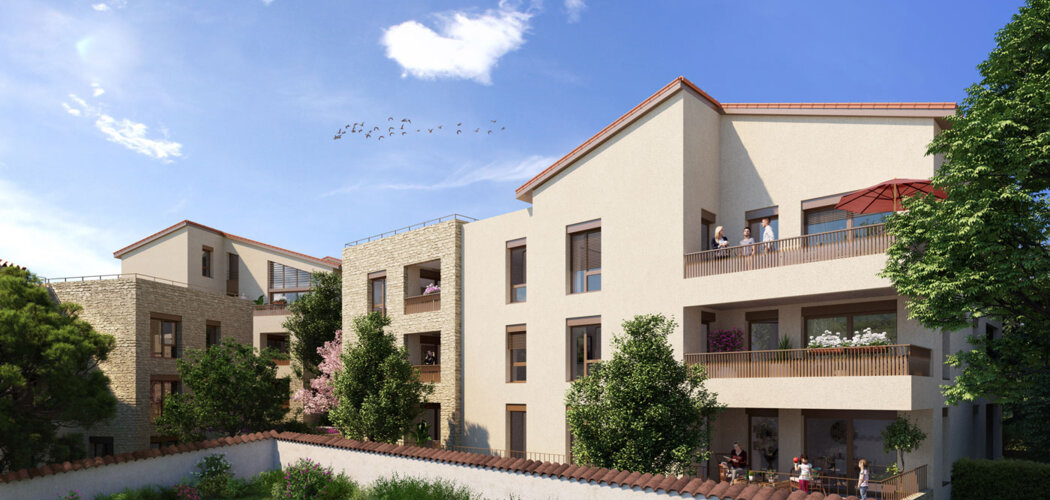 Programme immobilier neuf Les Comptines - Collonges-au-Mont-d'Or : appartements neufs T2–T5 à 5 min de la Mairie (69660) - Référence : 15909