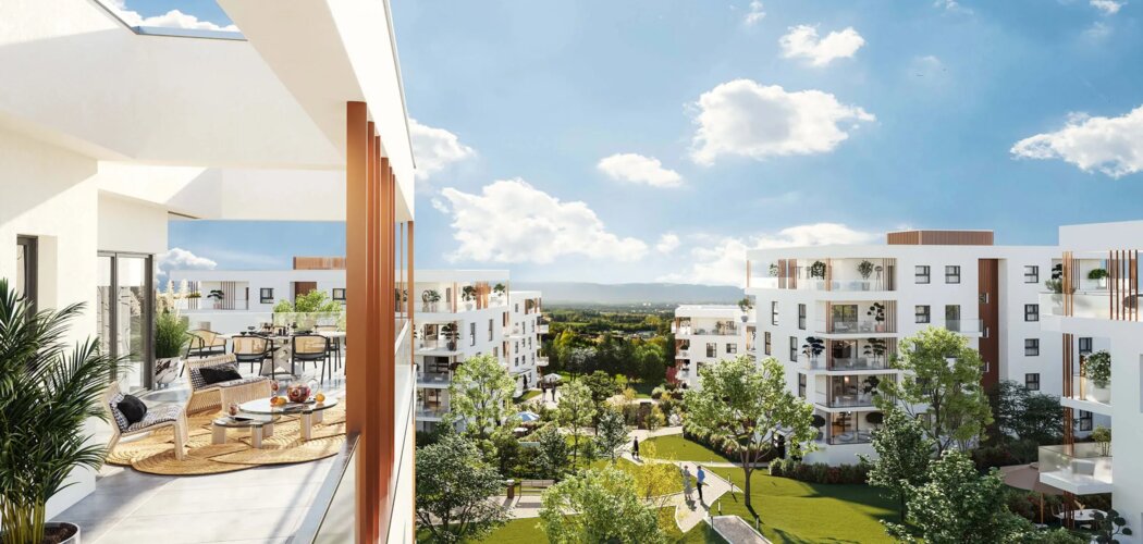 Programme immobilier neuf DOMAINE LUMIRAMA - Collonges-sous-Salève : appartements neufs T2–T4 avec vues sur le lac Léman (74160) - Référence : 17069