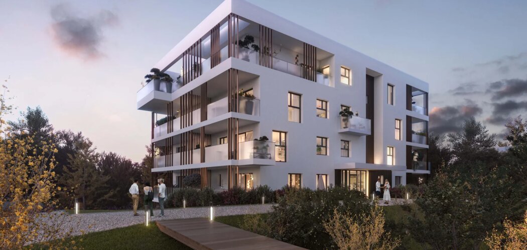 Programme immobilier neuf DOMAINE LUMIRAMA - Collonges-sous-Salève : appartements neufs T2–T4 avec vues sur le lac Léman (74160) - Référence : 17069