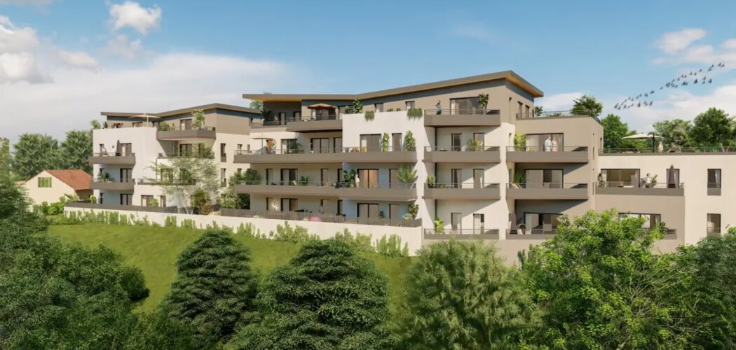 Programme immobilier neuf DOMAINE LUMIRAMA - Collonges-sous-Salève : appartements neufs T2–T4 avec vues sur le lac Léman (74160) - Référence : 17069