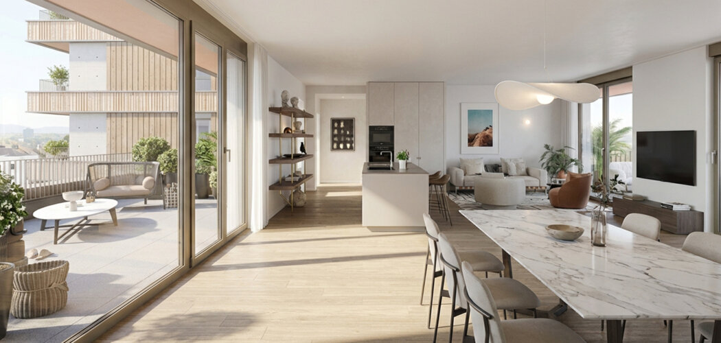 Programme immobilier neuf Les jardins République - Colmar à 8 min à pied du centre et de la gare de Colmar (68000) - Référence : 14004