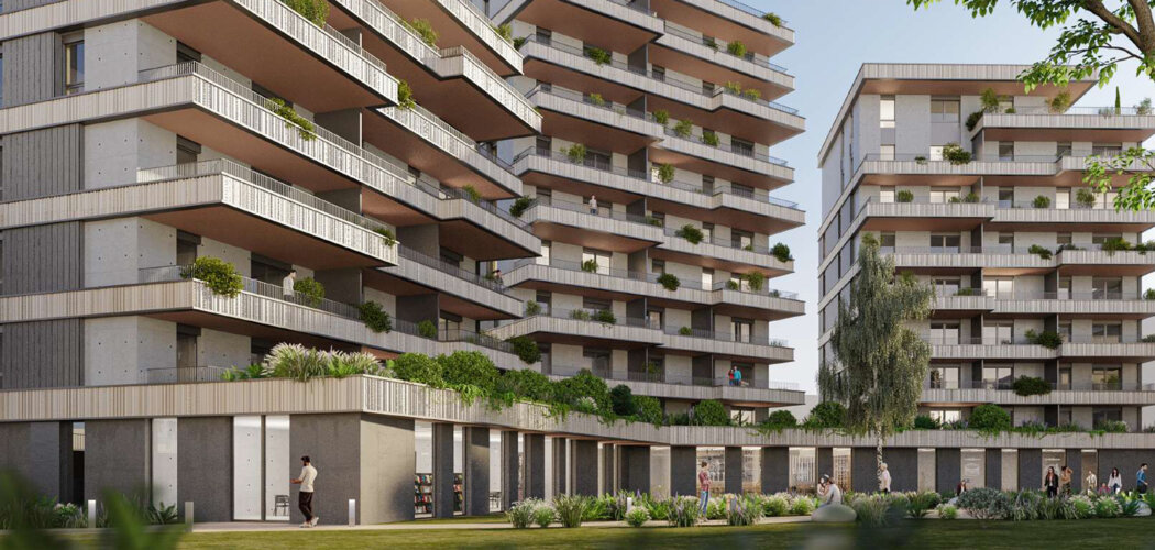 Programme immobilier neuf Les jardins République - Colmar à 8 min à pied du centre et de la gare de Colmar (68000) - Référence : 14004