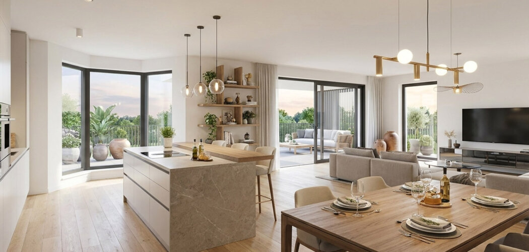 Programme immobilier neuf L'OREE de NEULAND - Colmar appartements avec jardin près du centre ville (68000) - Référence : 17454