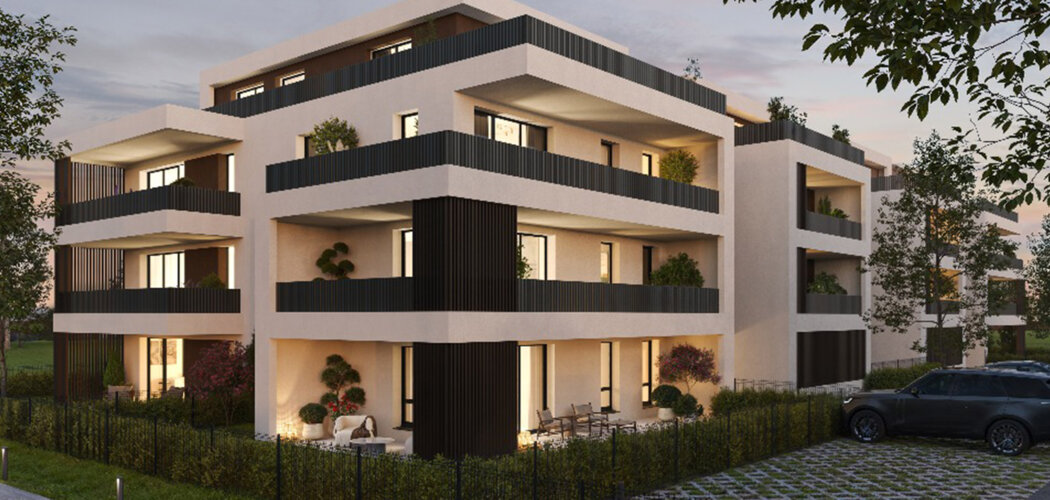 Programme immobilier neuf L'OREE de NEULAND - Colmar appartements avec jardin près du centre ville (68000) - Référence : 17454