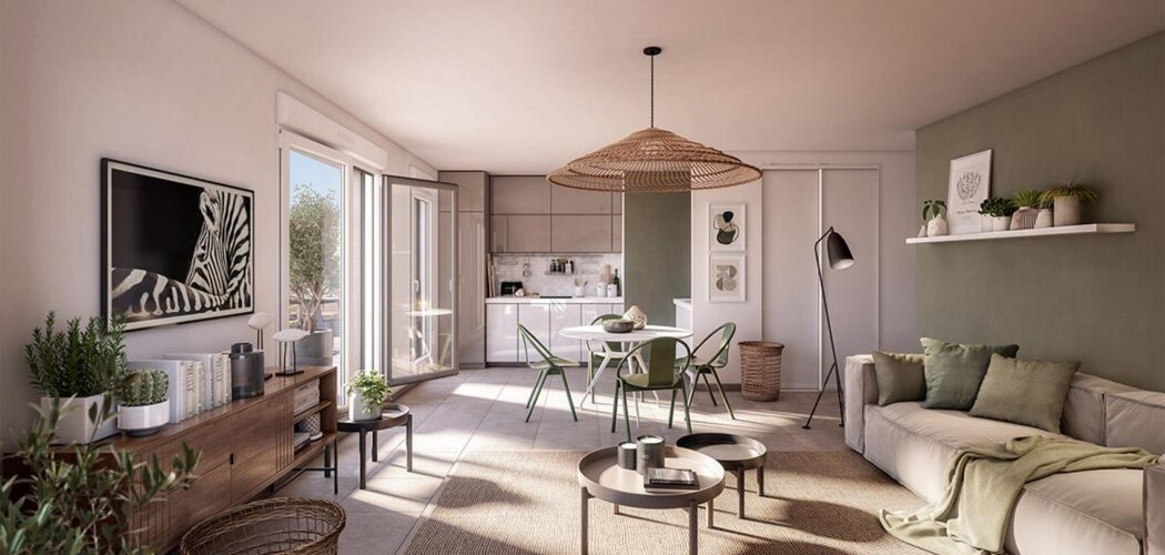Programme immobilier neuf NOVA - Colombelles : appartements neufs du 2 au 4 pièces en ZAC Jean Jaurès (14460) - Référence : 14471