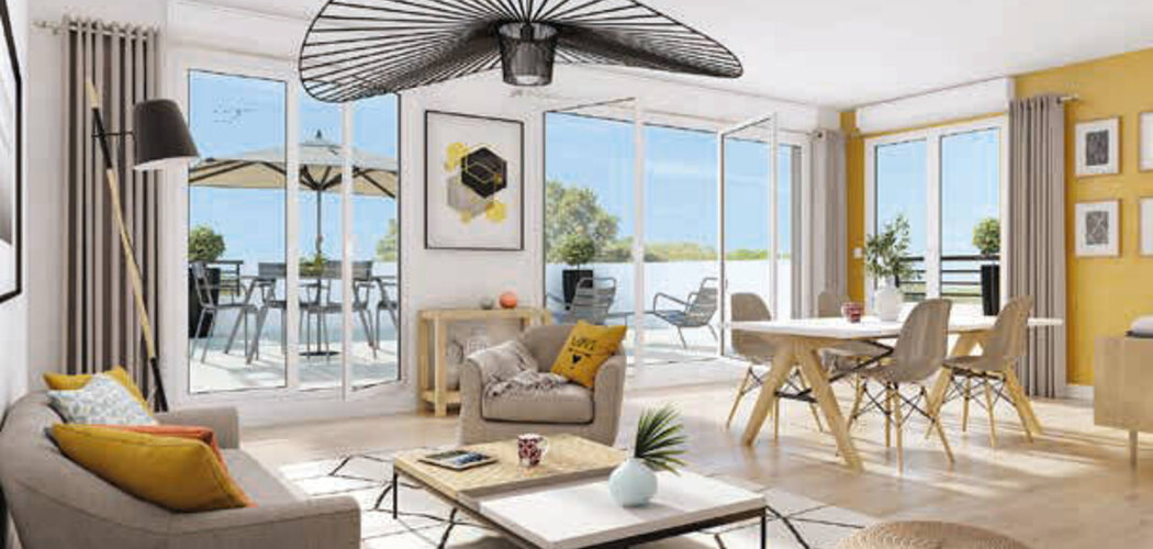 Programme immobilier neuf VILLA PRINTANIA - Colombes : Appartements studio–T4 et maisons avec terrasses, potager commun et proximité établissements scolaires (92700) - Référence : 6828