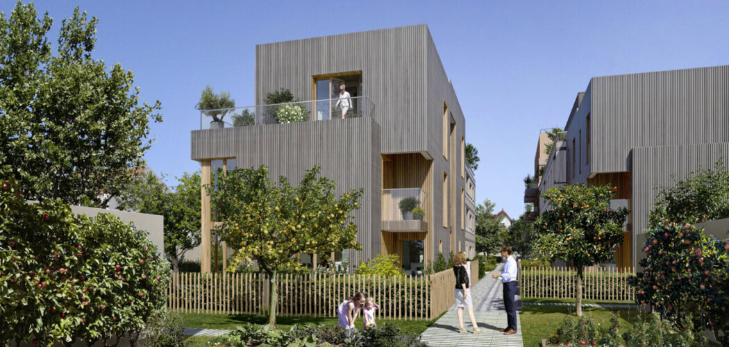 Programme immobilier neuf Les Terrasses Bel Air - Colombes : Appartements T2–T4 et maisons T4–T5 avec terrasses solarium, jardins et parking à moins de 10 min du Transilien J (92700) - Référence : 14245