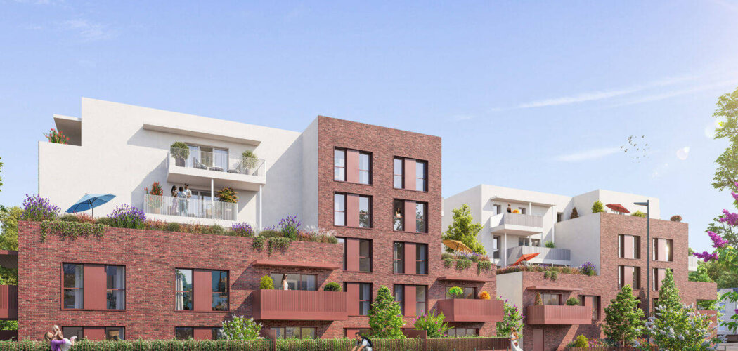 Programme immobilier neuf Les Terrasses du Comminges - Colomiers quartier en mutation à deux pas de la gare (31770) - Référence : 14789