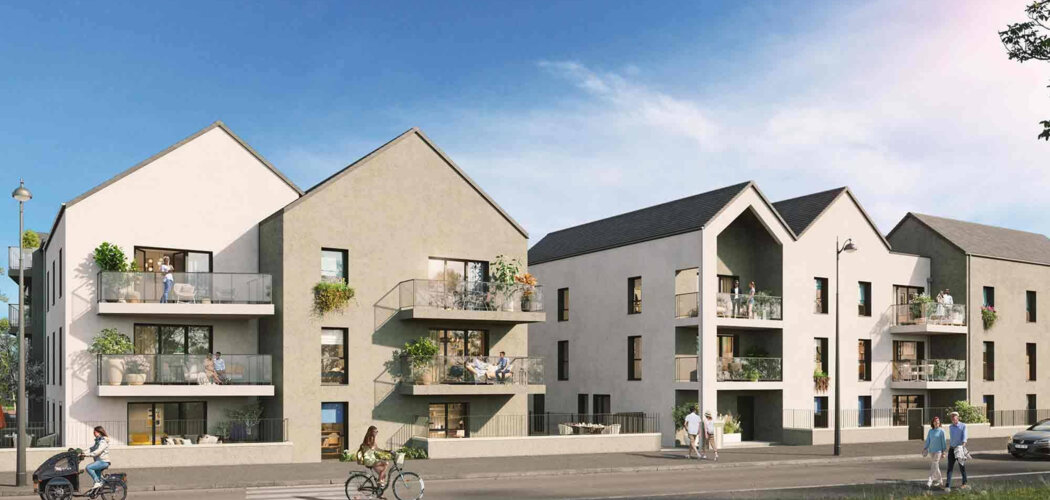 Programme immobilier neuf HAMEAU DE JOSEPHINE - Combourg : appartements neufs du 2 au 4 pièces en quartier Saint-Joseph (35270) - Référence : 15243