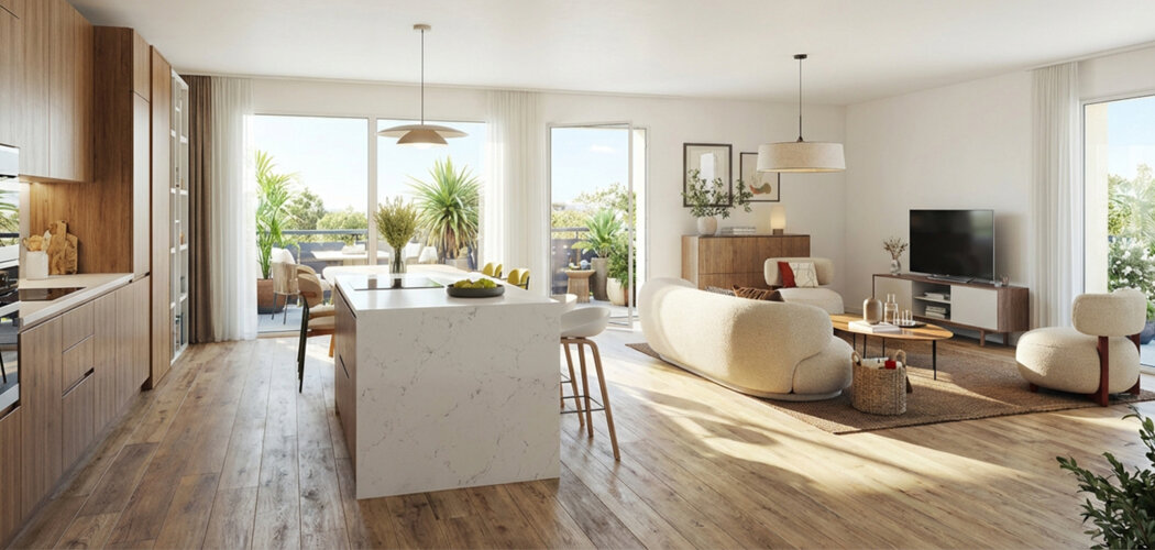 Programme immobilier neuf LES EMBRUNS - Combrit secteur prisé à 8 min de la côte océanique (29120) - Référence : 17216
