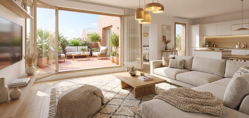 Programme immobilier neuf LE CLOS D'ARTHELIE - Combs-la-Ville quartier Galilée à proximité des commerces (77380) - Référence : 16298