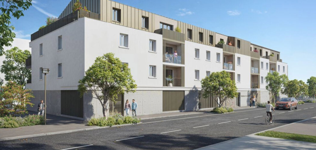 Programme immobilier neuf LES AMARRES - Concarneau résidence avec extérieurs proche mer (29900) - Référence : 17291