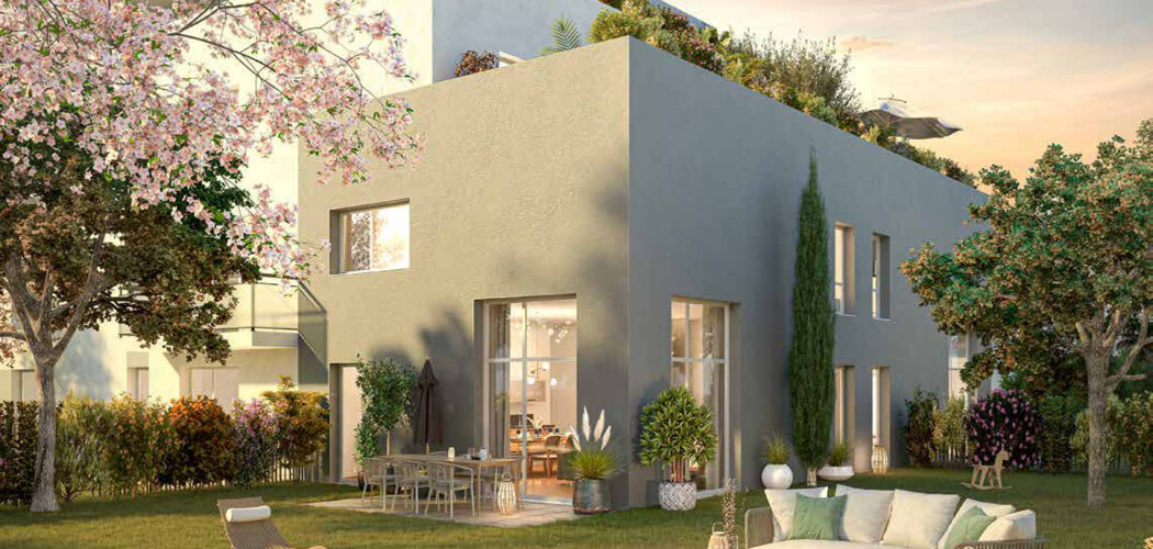 Programme immobilier neuf Les Pavillons de Flore - Corbas à deux pas du bus 54 direction Vénissieux (69960) - Référence : 16005