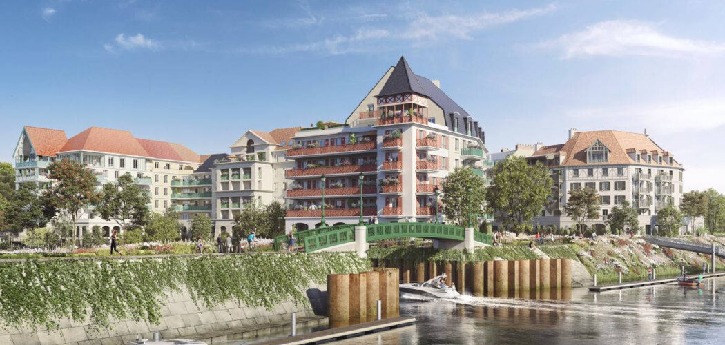 Programme immobilier neuf L'ARCHIPEL - Cormeilles-en-Parisis : Appartements studio–T5 avec terrasses, vues sur la Seine et proximité marina (95240) - Référence : 14631
