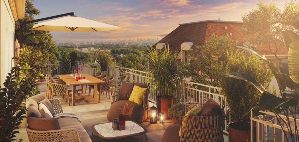 Programme immobilier neuf Domaine Naturé Seine - Cormeilles-en-Parisis : Appartements T2–T4 et maisons T3–T4 avec terrasses, panorama et façades en pierre au cœur d’un cadre exceptionnel (95240) - Référence : 14448