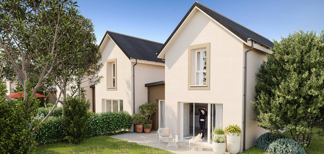Programme immobilier neuf Le Domaine du Clos Boisé -  Cormelles-le-Royal : maisons et appartements neufs en plein cœur de ville (14123) - Référence : 10037