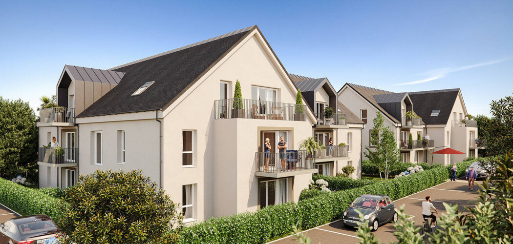 Programme immobilier neuf Le Domaine du Clos Boisé -  Cormelles-le-Royal : maisons et appartements neufs en plein cœur de ville (14123) - Référence : 10037