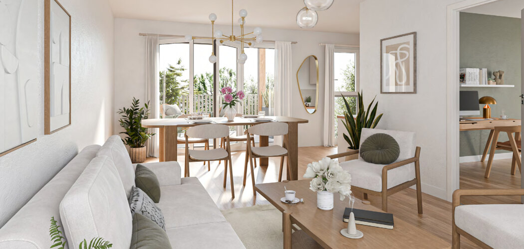 Programme immobilier neuf Les Terrasses des 3 Parcs - Coublevie proximité de la gare à 10 min (38500) - Référence : 15369