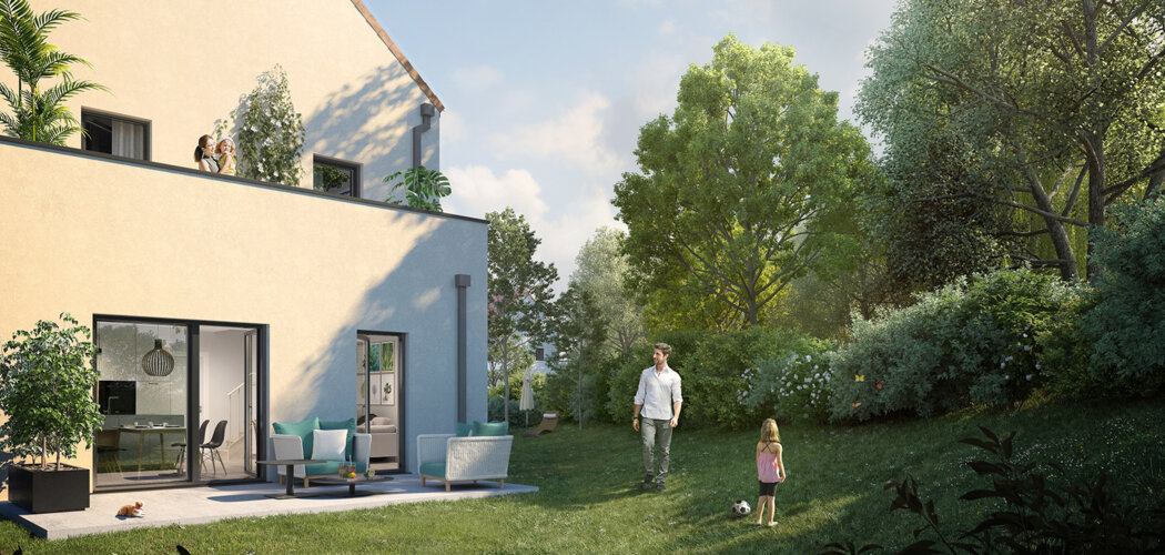 Programme immobilier neuf DOMAINE DES ORMES - Coupvray : Appartements studio–T5 avec label PassivHaus et cadre naturel proche du cœur de ville (77700) - Référence : 14198
