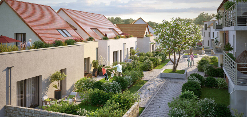 Programme immobilier neuf DOMAINE DES ORMES - Coupvray : Appartements studio–T5 avec label PassivHaus et cadre naturel proche du cœur de ville (77700) - Référence : 14198