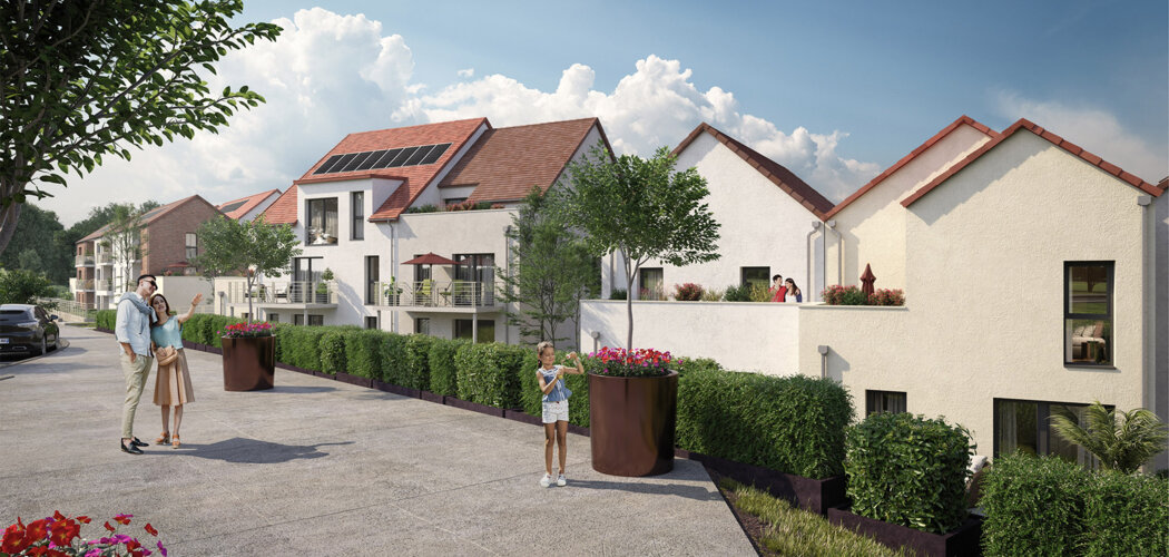 Programme immobilier neuf DOMAINE DES ORMES - Coupvray : Appartements studio–T5 avec label PassivHaus et cadre naturel proche du cœur de ville (77700) - Référence : 14198