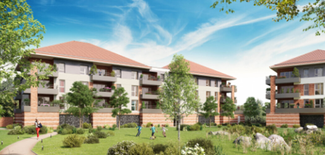 Programme immobilier neuf LE DOMAINE DU MANOIR - Courchelettes : Appartements T2–T4 avec terrasses, balcons et parkings en hyper-centre (59552) - Référence : 12416