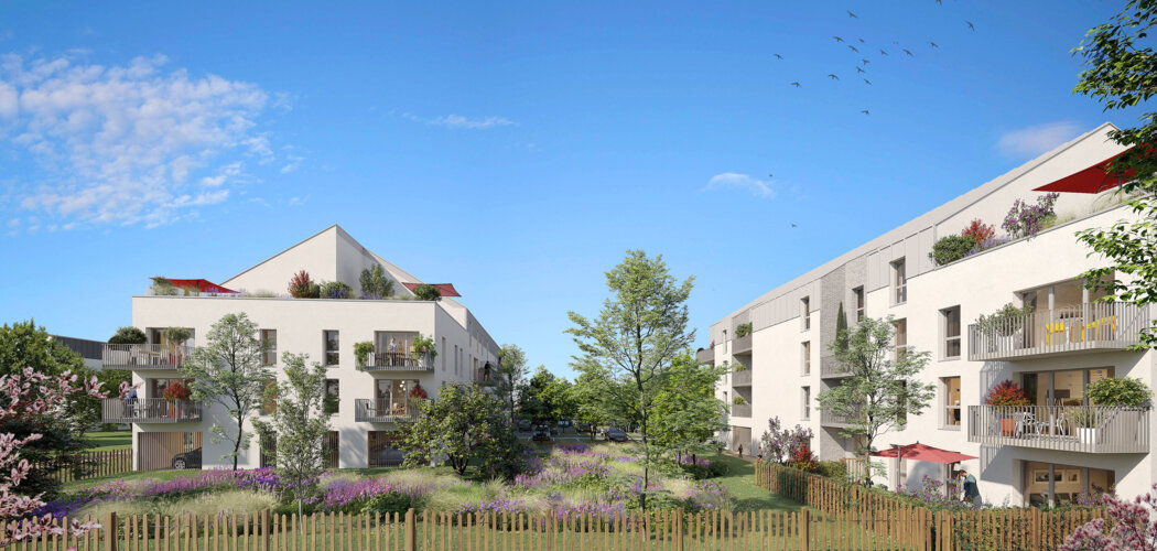 Programme immobilier neuf LES REFLETS DE NACRE - Courseulles-sur-Mer à quelques minutes à pied de la plage (14470) - Référence : 14527