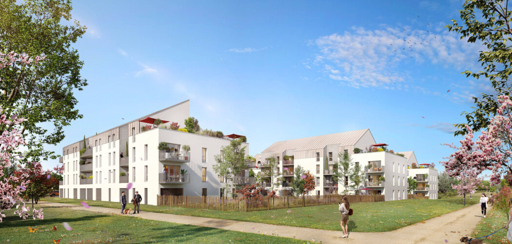 Programme immobilier neuf LES REFLETS DE NACRE - Courseulles-sur-Mer à quelques minutes à pied de la plage (14470) - Référence : 14527