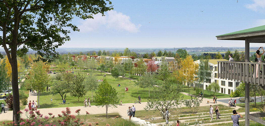 Programme immobilier neuf Le Parc Saint Ursin - Courseulles-sur-Mer maisons dans un cadre verdoyant (14470) - Référence : 18333