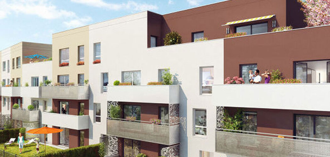 Programme immobilier neuf LES TERRASSES DE COURTRY - Courtry : 90 logements T1–T4 et villas terrasses avec balcons, terrasses et jardins près de l’Hôtel de Ville (77181) - Référence : 473