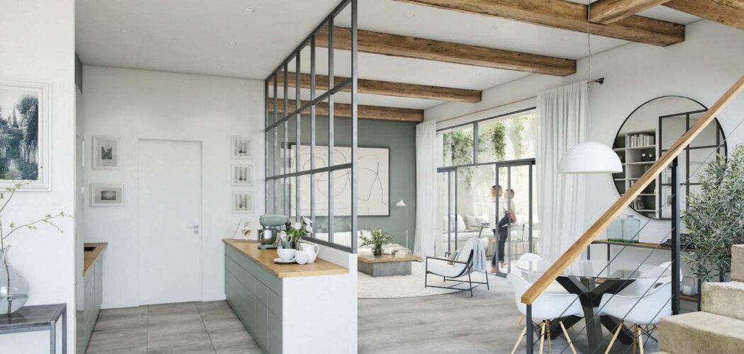 Programme immobilier neuf CHATEAU LA GUERRIÈRE - Couzon-au-Mont-d’Or : appartements duplex et maisons triplex dans un domaine historique, à 15 min de Lyon (69270) - Référence : 15635