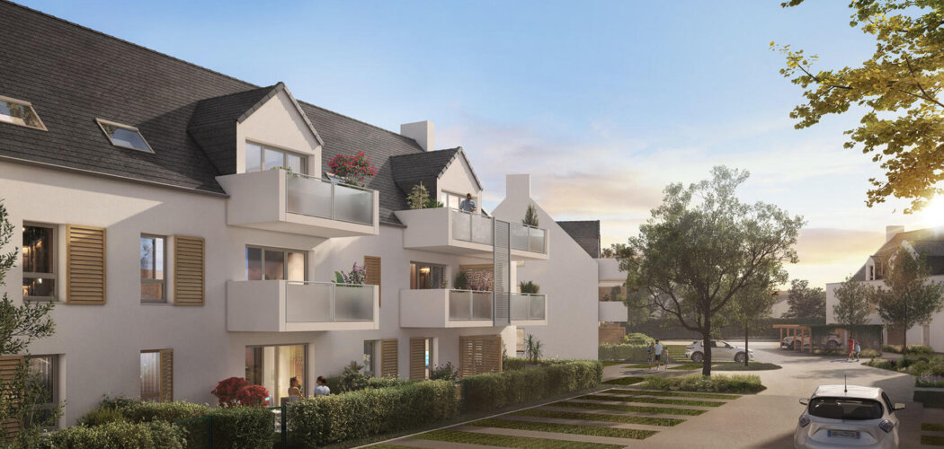 Programme immobilier neuf Lann Ar Mor - Crac’h : appartements neufs du 2 au 4 pièces proche plage de sable blanc (56950) - Référence : 15453