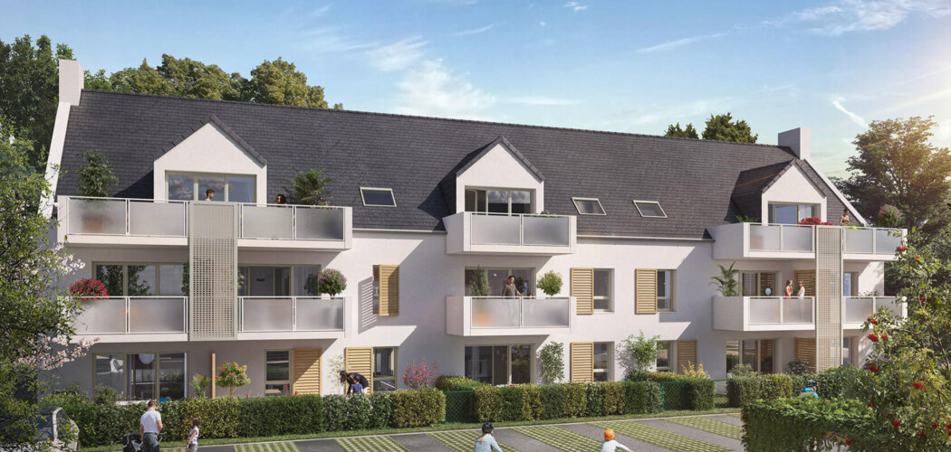 Programme immobilier neuf Lann Ar Mor - Crac’h : appartements neufs du 2 au 4 pièces proche plage de sable blanc (56950) - Référence : 15453