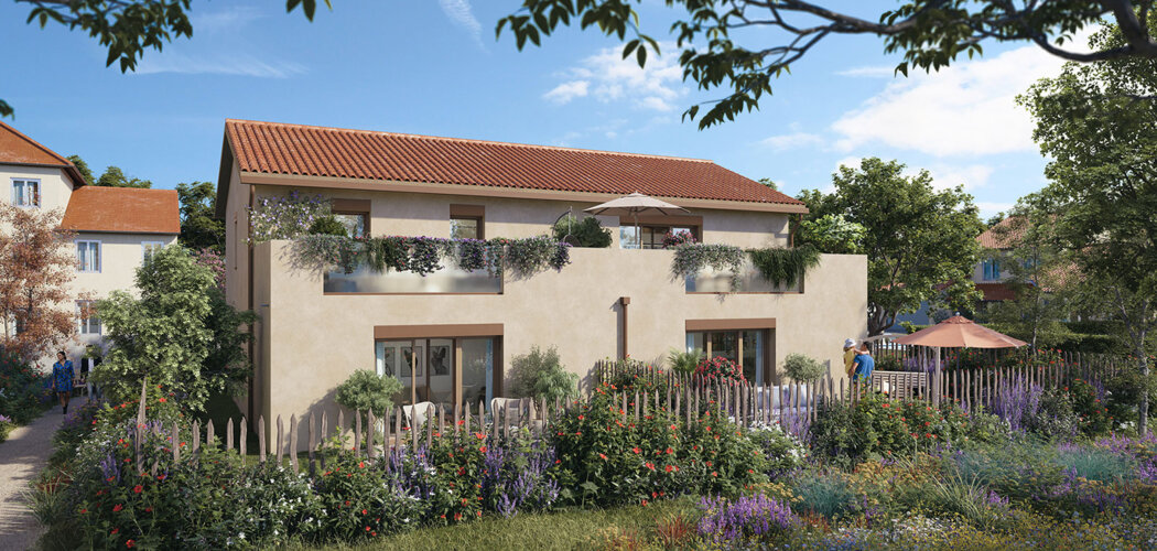 Programme immobilier neuf L'EMBELLIE - Craponne, maisons neuves et appartements à 10 km de Lyon et de ses commodités (69290) - Référence : 15945