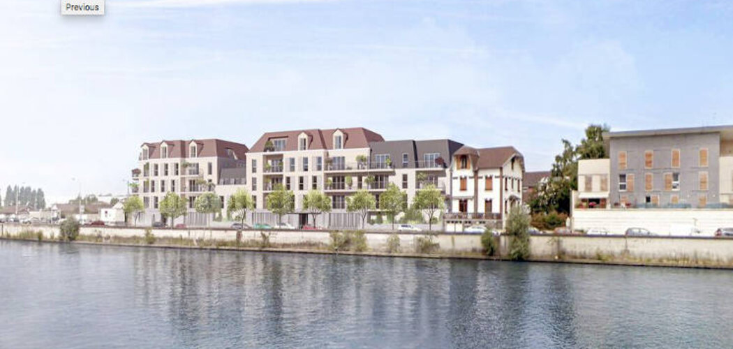 Programme immobilier neuf LES TERRASSES DE L'OISE - Creil : Appartements T2–T4 avec balcons, terrasses et vue sur l’Oise en face de l’île Saint-Maurice (60100) - Référence : 12913