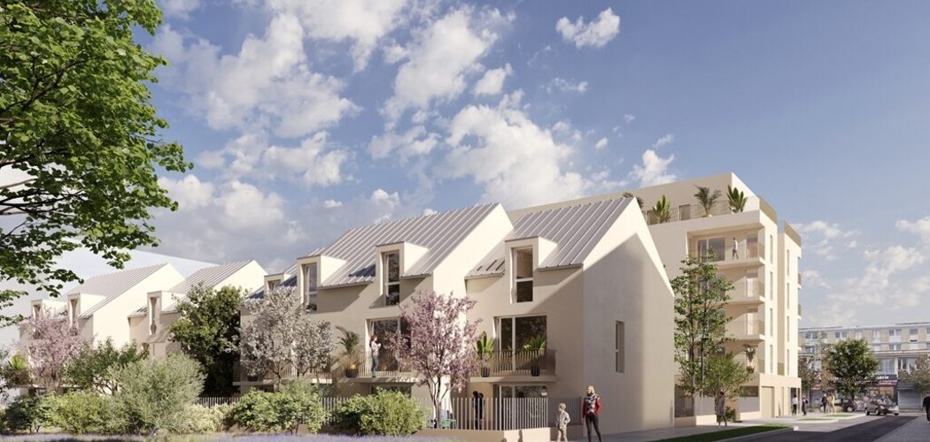 Programme immobilier neuf Inten'City - Creil quartier Rouher à deux pas  du RER D (60100) - Référence : 12916