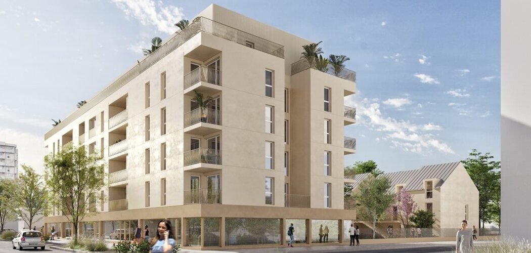 Programme immobilier neuf Inten'City - Creil quartier Rouher à deux pas  du RER D (60100) - Référence : 12916