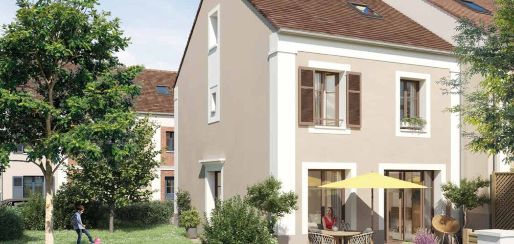 Programme immobilier neuf ESPRIT VILLAGE - Crespières campagne à quelques km de la Porte d’Auteuil (78121) - Référence : 12531
