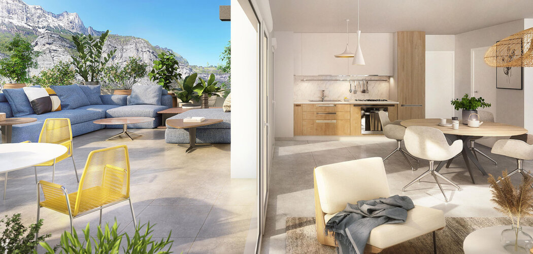 Programme immobilier neuf Le Galisea - Crolles aux portes Chambéry (38190) - Référence : 16242