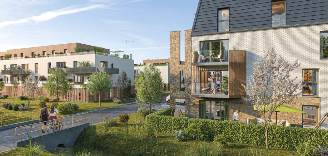 Programme immobilier neuf Le Sand - Cucq : appartements neufs du studio au T4 à 5 min du golf du Touquet (62780) - Référence : 15815
