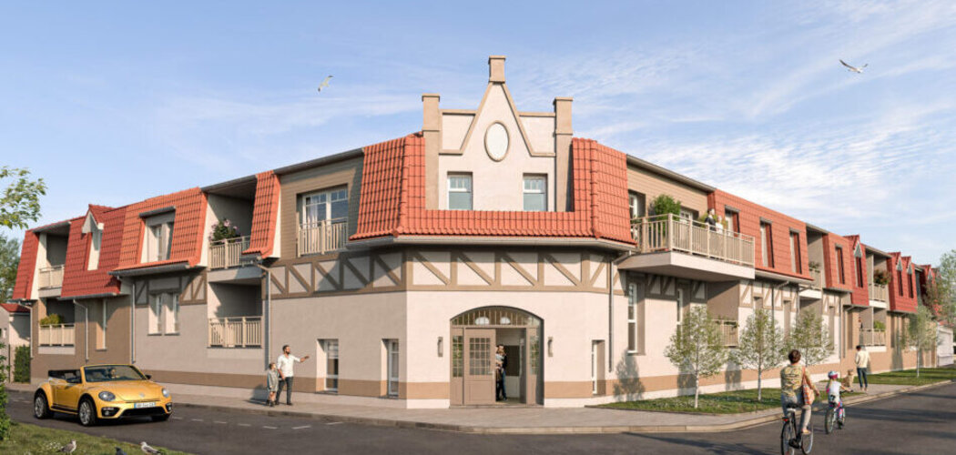 Programme immobilier neuf Les Dunes d'Or - Cucq Stella-Plage à quelques pas du littoral (62780) - Référence : 12726