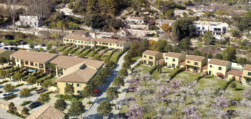 Programme immobilier neuf Les Cerisiers - Cucuron cadre d’exception petit village du Lubéron (84160) - Référence : 16445