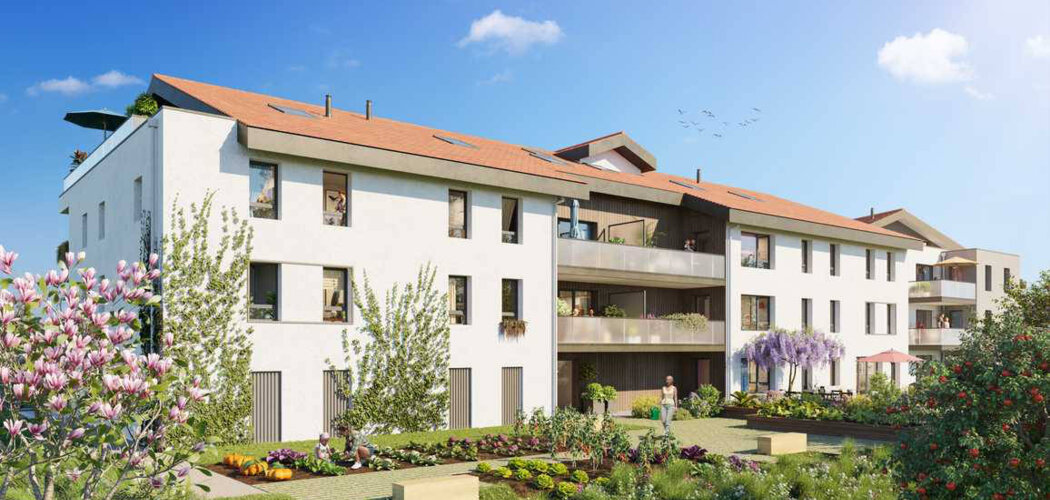 Programme immobilier neuf ÔRIZON - Cuvat : Appartements T2–T4 avec domotique, parquet stratifié et parking au centre du village (74350) - Référence : 6522