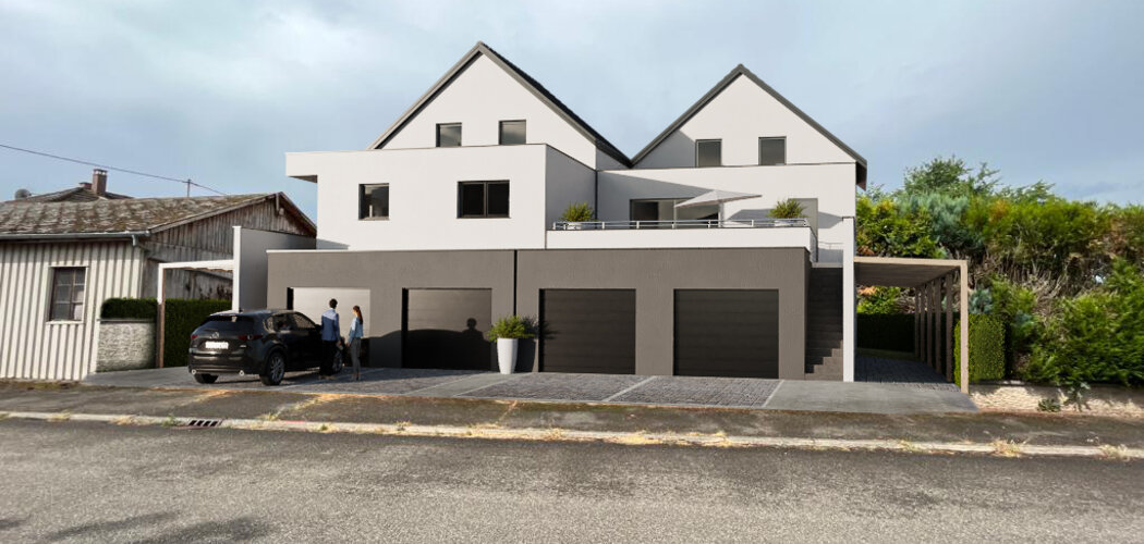 Programme immobilier neuf DUO CCMI - Dachstein dans un environnement verdoyant (67120) - Référence : 8569