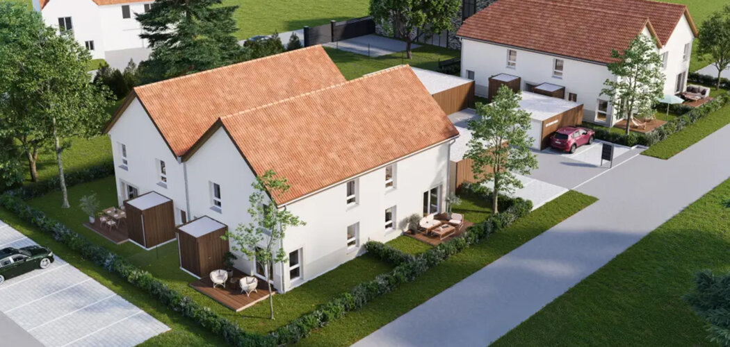 Programme immobilier neuf LES carrés darian - Dachstein proche de Molsheim et Strasbourg (67120) - Référence : 18396