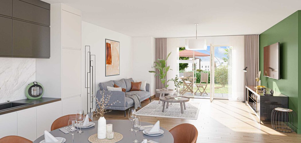 Programme immobilier neuf L'Allée de l'Ermitage - Dammarie-les-Lys proche gare de Melun (77190) - Référence : 9619