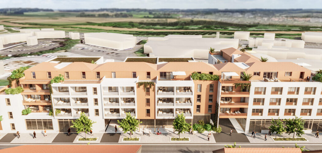 Programme immobilier neuf LINK - Dax à proximité immédiate du centre-ville (40100) - Référence : 17300