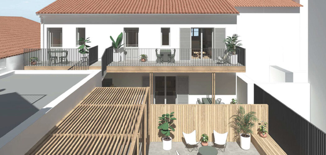 Programme immobilier neuf 21 Cours du Marechal Foch - Dax appartements neufs et réhabilités en centre-ville (40100) - Référence : 17633