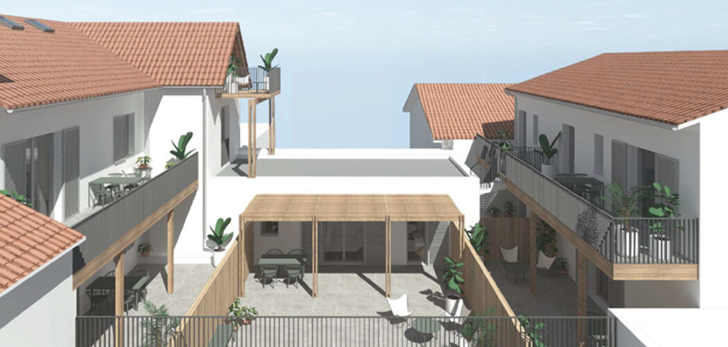 Programme immobilier neuf 21 Cours du Marechal Foch - Dax appartements neufs et réhabilités en centre-ville (40100) - Référence : 17633